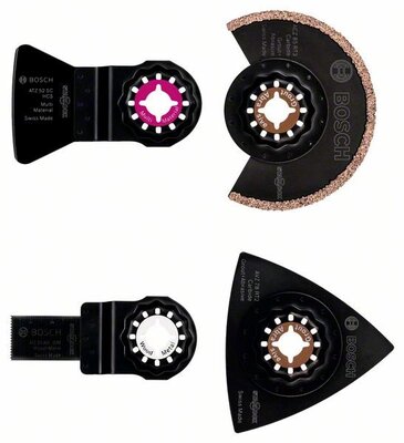 BOSCH 2608661695 - 4-dielna súprava na dlaždice a obkladacky ACZ 85 RT (1x); AVZ 78 RT (1x); ATZ 52 SC (1x