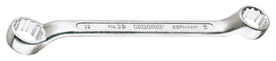 GEDORE 2 B 8X9 Kľúč očkový, krátky, profil UD 8x9 mm