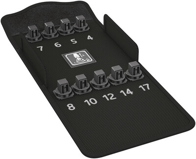 WERA 9402 Textilný box 8740 C HF 1, prázdny, 152 x 126 x 45 mm