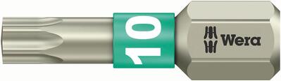 WERA Bit 1/4" torx T10 x 25mm 3867/1 TS Torx Wera