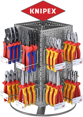 KNIPEX 00 19 28 Otočný predajný stojan bez klieští 360 mm