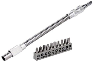 BOSCH Rugalmas hosszabbító + bitkészlet - 2608522376