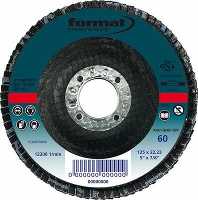 FORMAT Kotúč lamelový 115mm K 60 s živicou Format