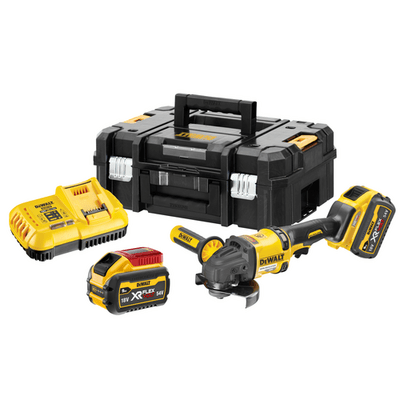 DeWALT DCG418X2 - Akumulátorová uhlová brúska 125mm 54V Flexvolt (9,0Ah)