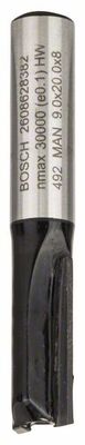 BOSCH Drážkovacie frézy 8 mm, D1 9 mm, L 20 mm, G 51 mm