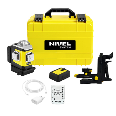 NIVEL SYSTEM Krížový laser CLx3G zelený set  CLx3Gset5