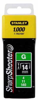STANLEY Kapcsok nagy húzáshoz 1000 db 14mm/9/16" típusú G 4/11/140 1-TRA709T