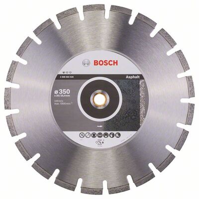 BOSCH Diamantový rezací kotúc Standard for Asphalt 350 x 20/25,40 x 3,2 x 10 mm
