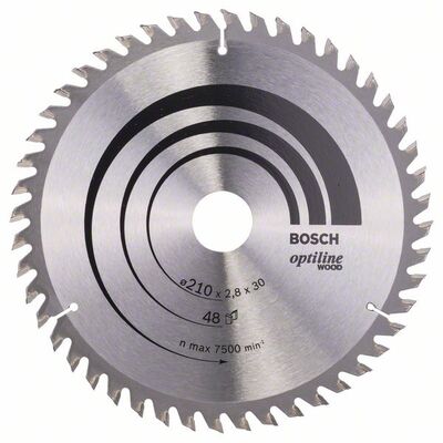 BOSCH 2608640623 - Pílový kotúc Optiline Wood 210 x 30 x 2,8 mm, 48