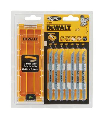DeWALT FŰRÉSZÉLESÍTŐ SZERSZÁM. LAPOK 10 db XPC DT2296