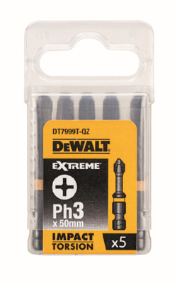 DeWALT TARTOZÉKOK ÜTŐSZÚGÍTÓKHOZ 50mm 5db PH3 DT7999T