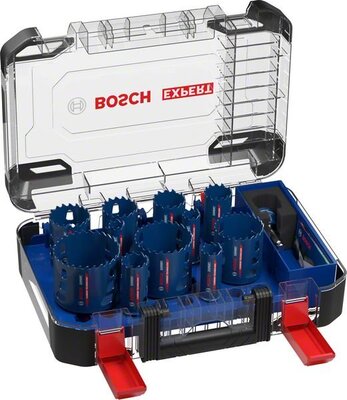 BOSCH Furatkészlet EXPERT kemény anyag, 20/22/25/32/35/40/44/51/60/68/76 mm, 14 db - 2608900448