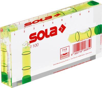 SOLA Vodováha 10cm Mini R 100 Sola
