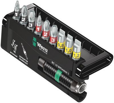 WERA Bit-Check 10 BiTorsion 1, 10-dielny