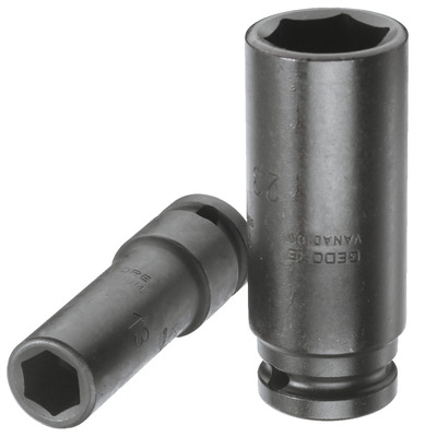 GEDORE K 19 L 13 Nástavec do rázového kľúča 1/2" dlhý šesťhranný 13 mm