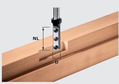 FESTOOL Drážkovacia fréza s obojstranným nožom HW S12 D16/50 WP