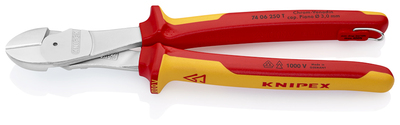 KNIPEX 74 06 250 T BK Bočné cvikacie kliešte s veľkou pákovou silou izolované s multi-komponentnými 