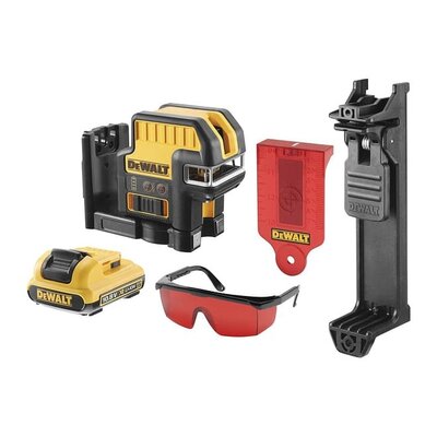 DeWALT DCE0822D1R - Akumulátorový krížový laser s olovnicou