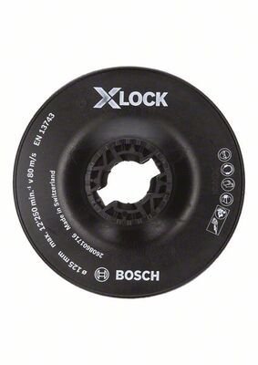 BOSCH Pomocná podložka X-LOCK 125 mm, tvrdá - 2 608 601 716