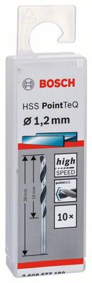 BOSCH Skrutkovitý vrták HSS PointTeQ 1,2 mm