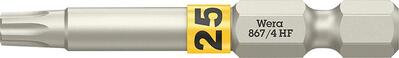WERA Bit z TVrdého materiál 1/4" DIN 3126 E6.3 T25x50mm s funkciou uchytenia Wera