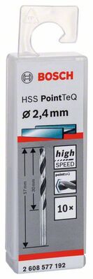 BOSCH Csigafúró HSS PointTeQ 2,4 mm