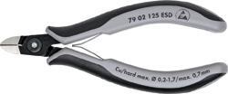 KNIPEX Oldalsó 125 mm-es fogó elektronikához ESD / 7902125 ESD Knipex