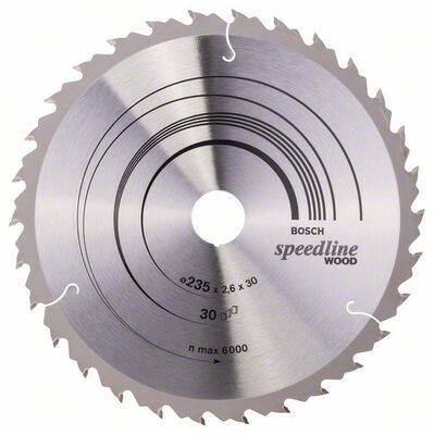 BOSCH 2608640807 - Pílový kotúc Speedline Wood 235 x 30/25 x 2,6 mm, 30