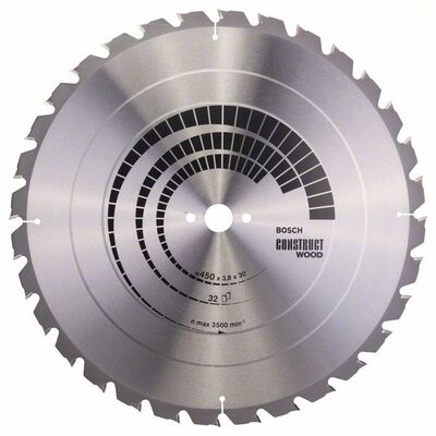 BOSCH 2608640694 - Pílový kotúc Construct Wood 450 x 30 x 3,8 mm, 32