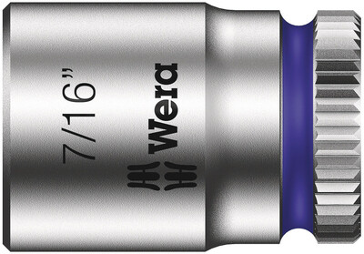 WERA 8790 HMA Nástrčná hlavice Zyklop, upínací časť 1/4", 7/16" x 23 mm