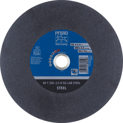PFERD TOOLS LABOR SG stacionárne rezný kotúče 80 T 350-2,5 H SG LAB STEEL/32,0