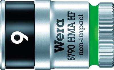 WERA Hlavica 1/4" 6 hran 9 x 23mm typ Zyklop 8790 HMA HF Wera