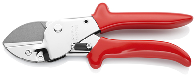 KNIPEX 94 55 200 Kovadlinové kliešte s plastovými úchopovými zónami pochrómované 200 mm
