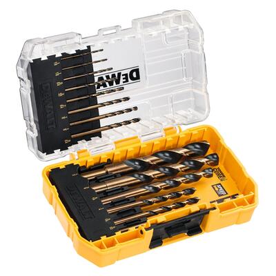 DeWALT FÚRÓKÉSZLET 13 db BLACK&amp;GOLD DT70727 fémhez