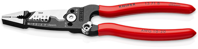 KNIPEX 13 71 8 WireStripper Multifunkčné elektrikárske kliešte Americký štýl poplastované čierne atr