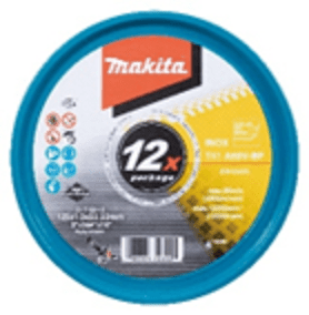 MAKITA E-17120-12 - Vágótárcsa készlet fémhez és rozsdamentes acélhoz