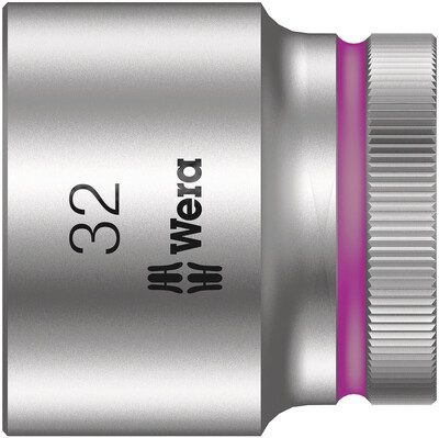 WERA 8790 HMC Nástrčná hlavica Zyklop, upínacia časť 1/2", 32 x 42 mm