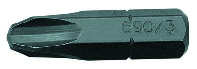 GEDORE 690 3 L S-010 Bit skrutkovač 1/4", súprava 10-dielna PH 3 L