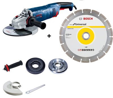 BOSCH GWS 24-230 JZ - 06018C3300A - Uhlová brúska + Diamantový rezací kotúč ECO for Universal