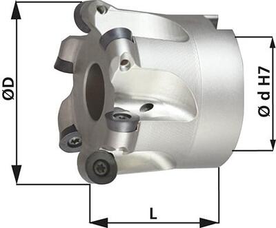 FORMAT Fréza nástrčná s IK d100x32mm Z7 pre RD Format