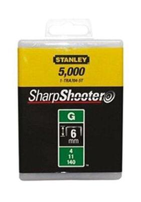 STANLEY Spony pre vysoké zaťaženie 6mm typ G 4/11/140, 5tis.ks  1-TRA704-5T