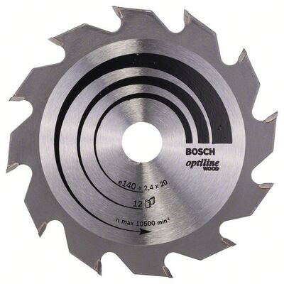 BOSCH 2608641168 - Pílový kotúc Optiline Wood 140 x 20/12,7 x 2,4 mm, 12