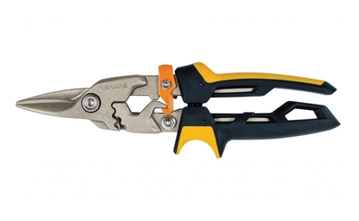FISKARS Nožnice na plech PowerGear™, prevodové, priame | 1027207