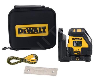 DeWALT Laser krížový ZELENÝ, integrovaná batéria, USB nabíjanie  DCLE14201GB
