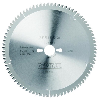DeWALT KOTÚC PÍLOVÝ 260x30mm 80z TCG -5 DT4280