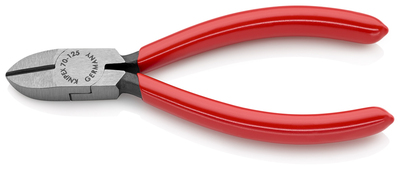 KNIPEX 70 01 125 SB Bočné cvikacie kliešte poplastované čierne atramentované 125 mm