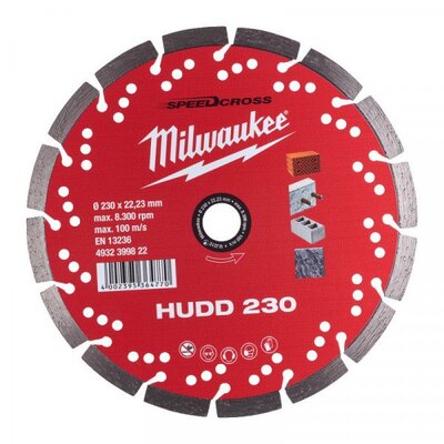 MILWAUKEE DIAMANTOVÝ REZACÍ KOTÚČ HUDD 230mm 4932399822
