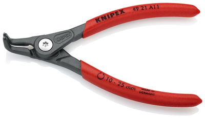 KNIPEX 49 21 A11 SB Presné kliešte na poistné krúžky pre vonkajšie poistné krúžky na hriadeľoch s pr