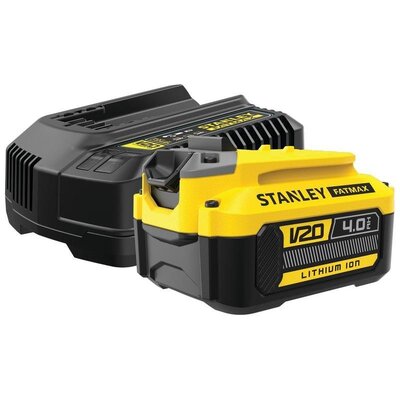 STANLEY SFMCB14M1 - Nabíjačka + 1ks 18V 4,0Ah akumulátor V20