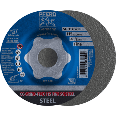 PFERD TOOLS CC-GRIND (vrátane SOLID, FLEX, STRONG) CC-GRIND FLEX 115 SG OCEĽ FINE